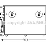 Radiator AC condensator potrivit VOLVO 850, C70 I, S70, V70 I, XC70 I 2.0-2.5D 02.93-10.05, AVA Cooling