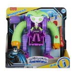 Vehicul cu figurina Joker Fisher Price Imaginetext DC Super Friends, Fisher Price