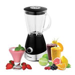 Blender Heinner HBL-550S, 550 W, 1.5 l, 2 viteze + functie Pulse, Negru Argintiu