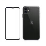 Set husa din silicon si folie de protectie 9H pentru iPhone Iphone 11 Pro Max