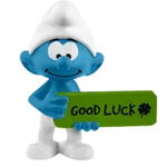 Figurina Strumf "Good Luck" Strumfii 5,5 cm, Strumfii