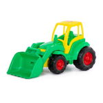 Tractor cu Incarcator Champion 48x22x26 cm, Polesie