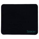 MousePad Gaming Spacer, 220x180x2 mm, Negru, SP-PAD-s, Spacer