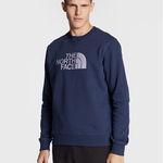The North Face Bluză Drew Peak Crew NF0A4SVR Alb Regular Fit