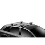 Bare transversale Thule Evo Raised Silver pentru Mazda 6 (GJ) Station Wagon 2012+, Thule