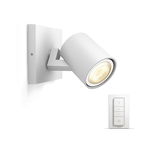 Spot LED aplicat cu intrerupator dimabil Philips, HUE Runner, Philips