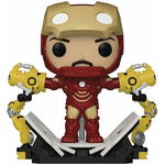 Figurina POP Iron Man 2 Iron Man MKIV with Gantry Px Gid Dlx, Funko