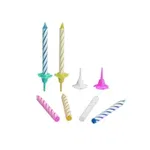 Set 24 lumanari aniversare Ibili-Flex, 6 cm, multicolor