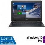 Laptop DELL Latitude E7270, Intel Core i5-6300U 2.30GHz, 8GB DDR4, 256GB SSD M.2 SATA, 12.5 Inch Full HD, Webcam + Windows 10 Pro