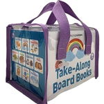 Early Learning Take Along Board Books Set Of 10 In Case Childrens Library, - Editura Lake Press