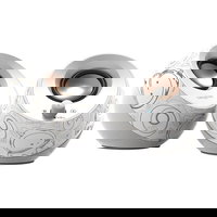 Boxe CREATIVE Pebble V3 Artisan Edition, 2.0, 8W, alb