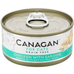 Canagan Cat, Pui si Sardine, 75 g, Canagan