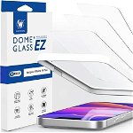 WHITESTONE DOME Sticlă temperată Whitestone EZ Glass Apple iPhone 14 Plus [PACHET DE 3], WHITESTONE DOME