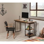 Birou Bera Study Desk, Stejar, 205x79x54.5 cm, Vella