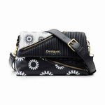 DESIGUAL, Geanta cu model Altura Venecia, Negru, Alb