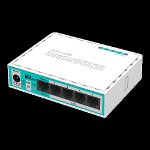 Router hEX Lite, 5 x Fast Ethernet, RouterOS L4 - Mikrotik, Mikrotik