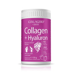 Collagen + Hyaluron cu aroma de capsuni, 150g, Zenyth, Zenyth Pharmaceuticals