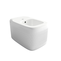 Bideu suspendat Shape, alb, din ceramica