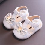 Sandalute albe pentru fetite - Nice, Superbebeshoes