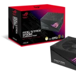 Sursa PC full modulara Asus ROG Strix 850W Aura Edition, 80 PLUS Gold, negru