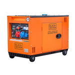 Generator Curent Electric Diesel Black+Decker BXGND7900E 7.9 KVA mufa ATS, Black and Decker