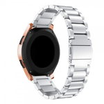 Curea Ceas Upzz Tech Stainless Compatibila Cu Samsung Galaxy Watch 46mm ,silver, Upzz