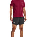 Under Armour, Pantaloni scurti cu elemente reflectorizante, pentru alergare Launch, Verde lime