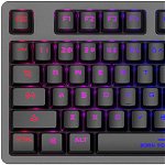 Tastatura Gaming Marvo KG954, Iluminare RGB, Mecanica, Negru