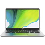 Laptop ultraportabil Acer Swift 1 SF114-33 cu procesor Intel® Pentium® Silver N5030 pana la 3.10 GHz, 14", Full HD, 8GB, 256GB SSD, Intel® UHD Graphics 605, No OS, Silver