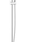 Sistem de dus cu termostat Grohe 27296001, pentru montare pe perete, Argintiu, Grohe