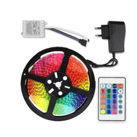 Kit banda led RGB cu telecomanda, 5m, 270 de leduri, Atmag
