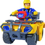 Set figurina Simba, Fireman Sam cu ATV-ul Mercur si accesorii