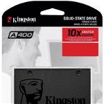 SSD Kingston SA400S37, 480GB, 2.5", SATA III, 450/500 MBps