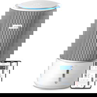 Purificator si umidificator inteligent Philips AC3420/10., Filtru HEPA, Mod nocturn, Blocare pentru copii