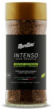 Cafea instant BIO Intenso 100% Arabica Morettino, Morettino
