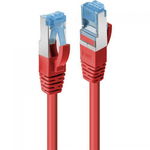 Cablu Lindy 1m Cat.6A S/FTP LSZH Network Cable, Red RJ45,