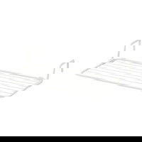 ANTONIUS Uscător rufe, alb, 77x40-49 cm