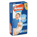 Scutece/chilotel Huggies Pants D Mega pack S6, baieti, 15-25 kg, 36 bucati