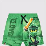 LEGO Wear Pantaloni scurți pentru înot 12010502 Verde Regular Fit