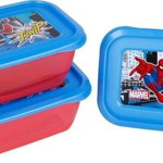 Spiderman Spiderman - Set recipiente pentru alimente 540ml (3buc), Spiderman