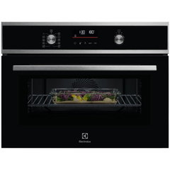 Cuptor electric CombiQuick 44 litri inox antiamprentă EVL6E49X Cuptor electric CombiQuick 44 litri inox antiamprentă EVL6E49X