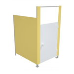 Modul aditional pentru toaleta modulara cu separatoare, fara usa, culoarea galben, pentru copii, Moje Bambino