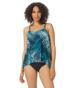 Imbracaminte Femei COCO REEF Endless Summer Palm Mesh Tankini Teal Cove, COCO REEF