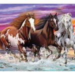 Puzzle Schmidt - Trio Of Wild Horses, 200 piese (56356), Schmidt