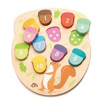 Set de joaca din lemn Tender Leaf Toys - Sa numaram ghindele