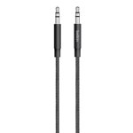 Cablu audio Belkin MIXIT UP Metallic AUX, jack 3.5 mm, 1.2 m, Negru, Belkin