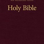 NIV, Pew and Worship Bible, Hardcover, Burgundy - Zondervan, Zondervan