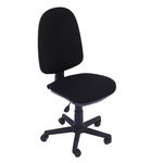 Scaun ergonomic fara brate stofa negru Violeta B Scaun ergonomic Violeta fara brate stofa neagra, Alte brand-uri