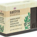 Sattva SATTVA_Ayurveda Sapun de corp din lemn de santal Sapun de corp din lemn de santal 125g, Sattva