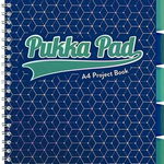 Pukka Project Book Glee A4/100K carouri albastru închis (3 buc), Pukka